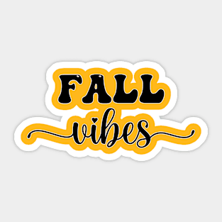 Fall Vibes Sticker